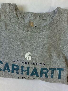 Carhartt Men’s Gray Long Sleeve T Shirt Size XL